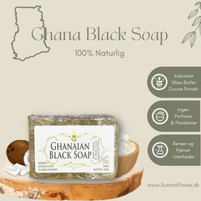 Black Soap Fra Ghana