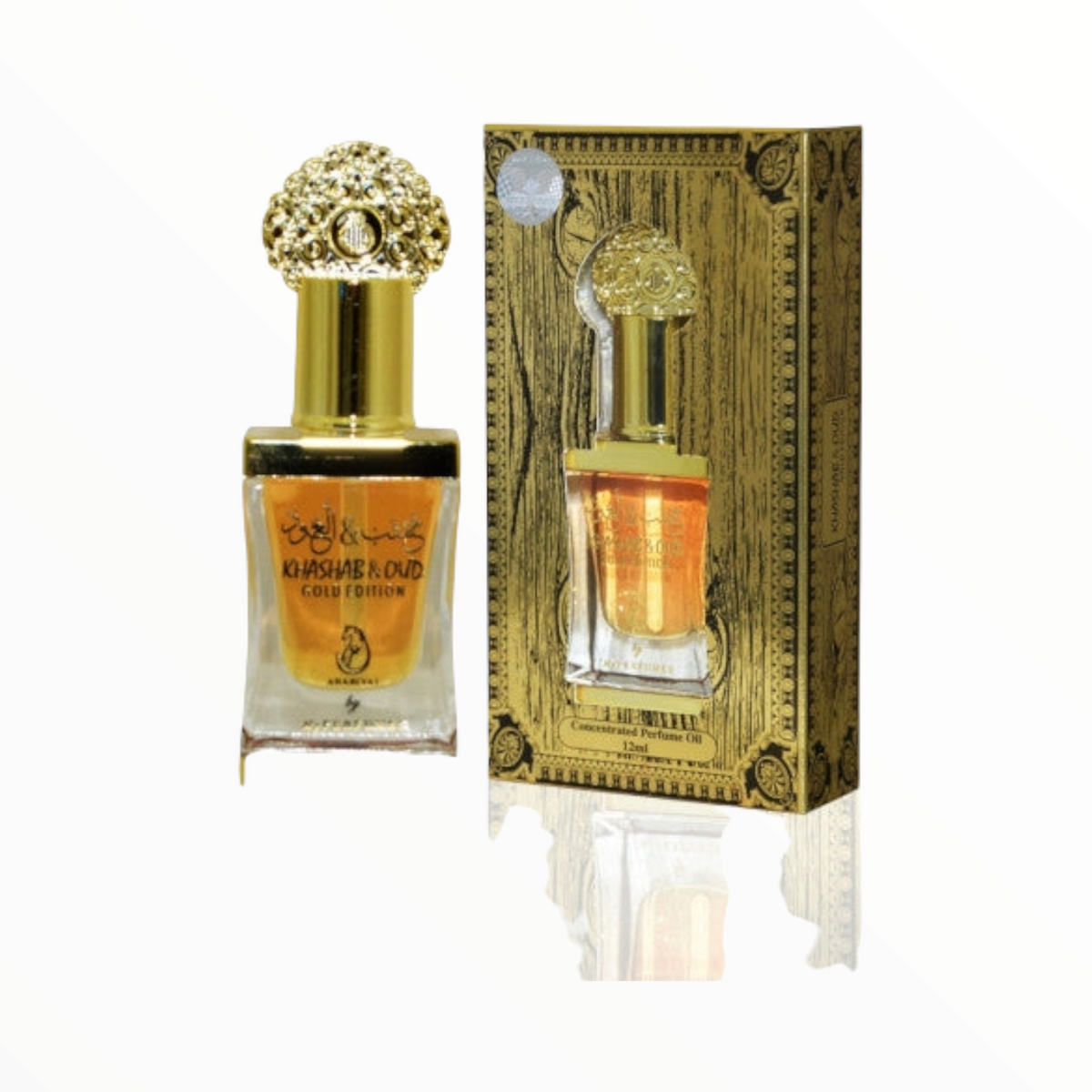 Khashab &amp; Oud Gold Edition Musk/Attar Perfume For Men