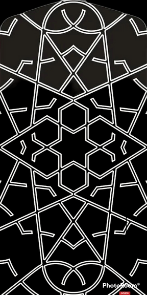 Aqida Youpray – Outdoor black and white prayer rug